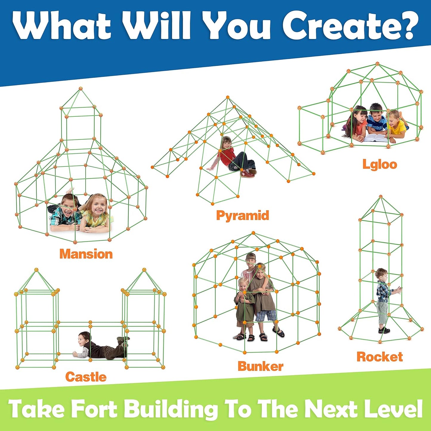 Ultimate Kids Fort Kit